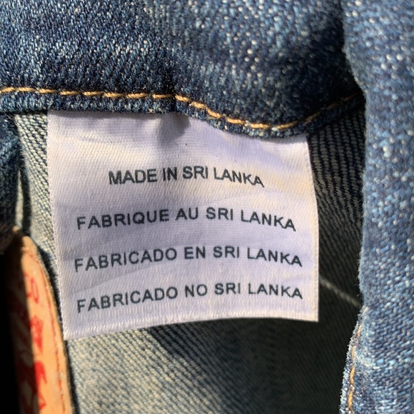 Levi’s blue Jean trucker jacket large - Picture 6 of 12